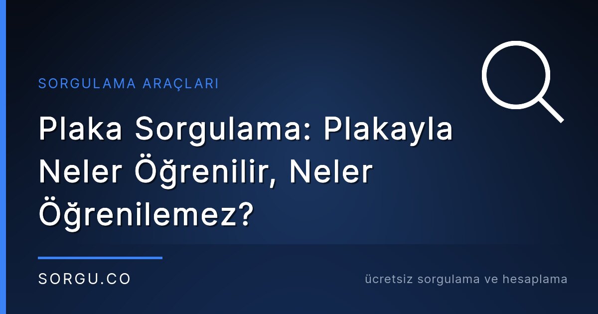 Plaka Sorgulama: Plakayla Neler Öğrenilir, Neler Öğrenilemez?